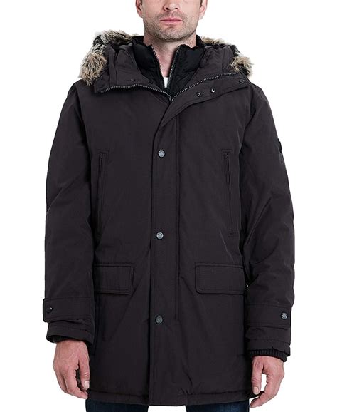 michael kors parka mens